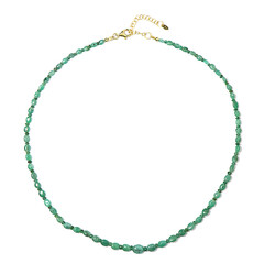 Collar en plata con Esmeralda de Zambia