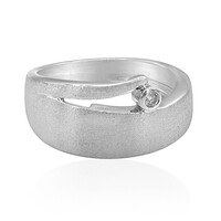 Anillo en plata con Diamante I1 (G)