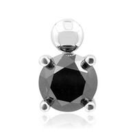 Colgante en oro con Diamante negro (de Melo)