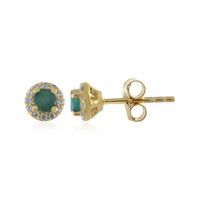 Pendientes en plata con Grandidierita
