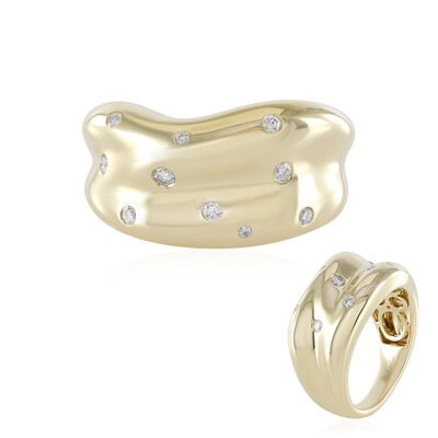 Anillo en oro con I1 (I) Diamante (de Melo)