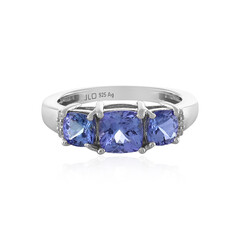 Anillo en plata con Tanzanita