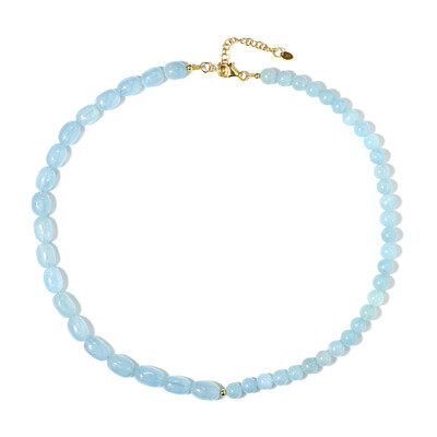 Collar en plata con Aguamarina