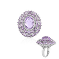 Anillo en plata con Amatista Rosa de Francia