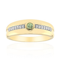 Anillo en oro con Demantoide de Madagascar (John Ferry)