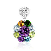 Colgante en plata con Amatista