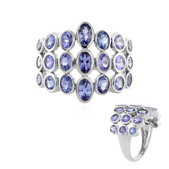 Anillo en platino con Tanzanita (KM by Juwelo)