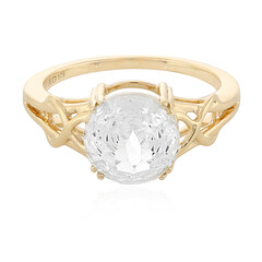 Anillo en oro con Topacio blanco majestuoso (PHANTASIA)