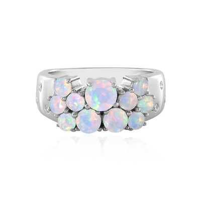 Anillo en plata con Ópalo de Welo (de Melo)