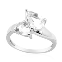 Anillo en plata con Danburita