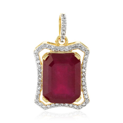 Colgante en plata con Rubí de Madagascar