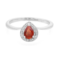 Anillo en plata con Ópalo de fuego de Salamanca