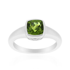 Anillo en plata con Peridoto