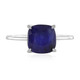 Anillo en oro con Zafiro azul de Madagascar
