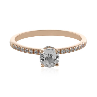 Anillo en oro con Cuncita blanca (Adela Gold)