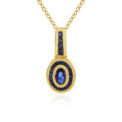 Collar en plata con Zafiro azul