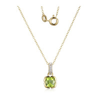 Collar en plata con Peridoto