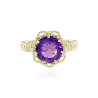 Anillo en oro con Amatista de Uruguay (Ornaments by de Melo)
