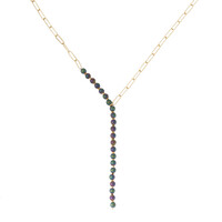Collar en plata con Hematita mística