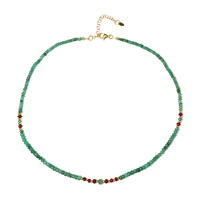 Collar en plata con Esmeralda de Zambia