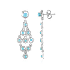 Pendientes en plata con Turquesa bella durmiente
