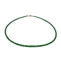 Collar en oro con Tsavorita