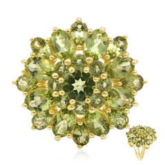Anillo en plata con Peridoto