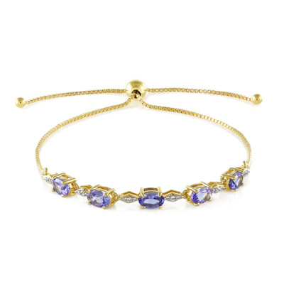 Brazalete en plata con Tanzanita