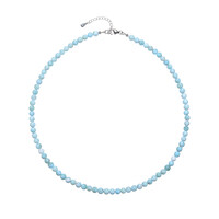 Collar en plata con Larimar