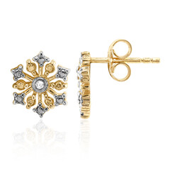 Pendientes en plata con Diamante I2 (I)