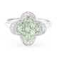 Anillo en plata con Turmalina cuprífera