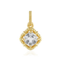 Colgante en plata con Topacio blanco