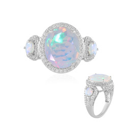 Anillo en plata con Ópalo de Welo