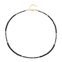 Collar en plata con Diamante negro
