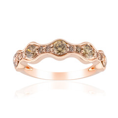 Anillo en oro con Diamante rosa de Francia de Argyle SI1