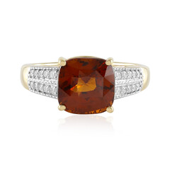 Anillo en oro con Granate Hesonita (SUHANA)
