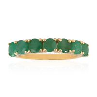 Anillo en plata con Esmeralda