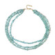 Collar en plata con Aguamarina de Brasil