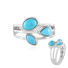 Anillo en plata con Turquesa