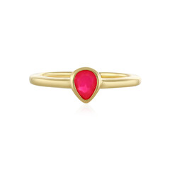 Anillo en plata con Ópalo rosa de Etiopía