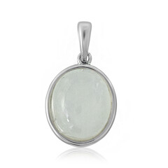 Colgante en plata con Piedra de Luna arcoíris
