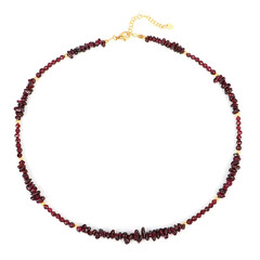 Collar en plata con Granate de la India