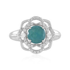 Anillo en plata con Grandidierita
