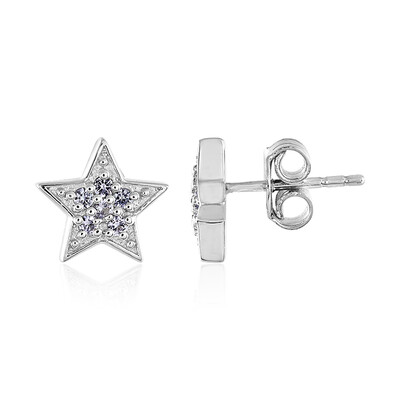 Pendientes en plata con Tanzanita