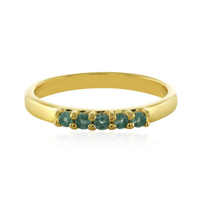 Anillo en plata con Indicolita
