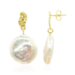 Pendientes en plata con Perla Freshwater (TPC)
