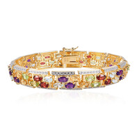 Brazalete en plata con Granate