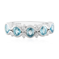 Anillo en plata con Zircón de Ratanak Kirí