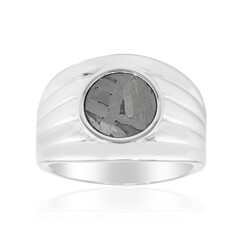 Anillo en plata con Meteorito Aletai
