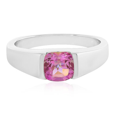 Anillo en plata con Topacio aniversario